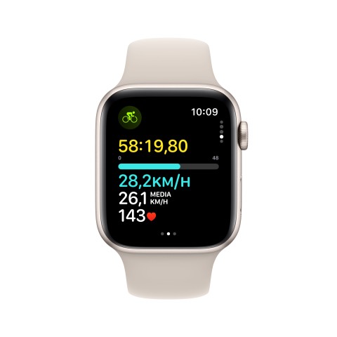 Apple Watch SE GPS Cassa 44mm in Alluminio Galassia con Cinturino Sport Galassia - M/L