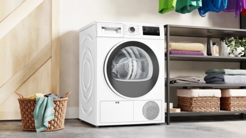 Bosch Serie 4 WTH85208II asciugatrice Libera installazione Caricamento frontale 8 kg A++ Nero, Bianco