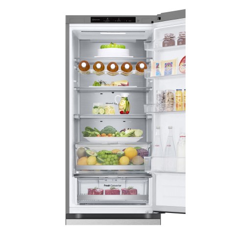 LG GBV7280DEV Frigorifero combinato, Classe A, 387L, Door & Linear Cooling, Fresh Converter & Balancer, Metal Sorbet