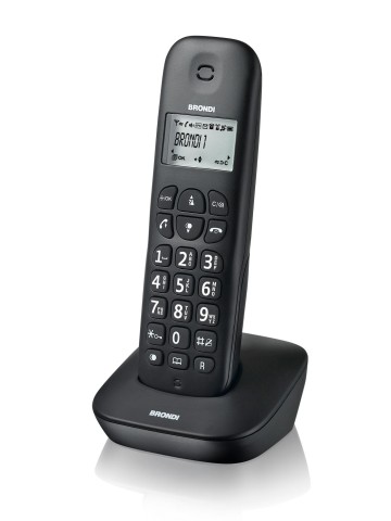 Brondi GALA Telefono DECT Identificatore di chiamata Nero