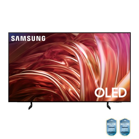 Samsung TV OLED 4K 65” QE65S85DAEXZT Smart TV Wi-Fi Graphite Black 2024, Processore NQ4 AI GEN2, Self-illuminating pixels, Contour Design, Dolby Atmos