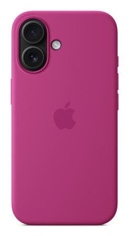 Apple Custodia MagSafe in silicone per iPhone 16 - Fucsia