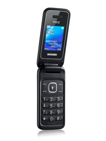 Brondi Fox 4,5 cm (1.77") 74 g Nero Telefono cellulare basico