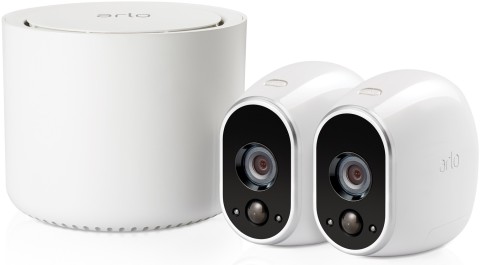 Arlo VMS3230, sistema di videosorveglianza Wi-Fi con 2 telecamere di sicurezza senza fili alimentate a batteria