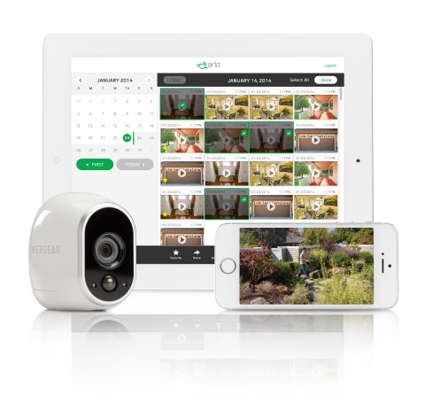 Arlo VMS3230, sistema di videosorveglianza Wi-Fi con 2 telecamere di sicurezza senza fili alimentate a batteria