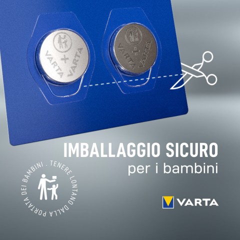 Varta LITHIUM Coin CR2032 (Batteria a bottone, 3V) Blister da 1