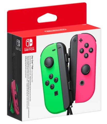 Nintendo Joy-Con Nero, Verde, Rosa Bluetooth Gamepad Analogico/Digitale Nintendo Switch