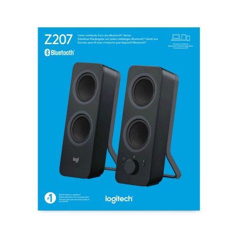 Logitech Z207 Nero Con cavo e senza cavo 5 W