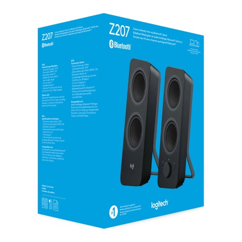 Logitech Z207 Nero Con cavo e senza cavo 5 W