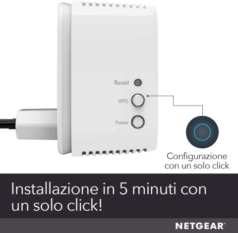 NETGEAR EX3110 Ricevitore e trasmettitore di rete Bianco 10, 100, 300 Mbit/s