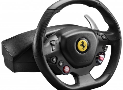 Thrustmaster T80 Ferrari 488 GTB Edition Nero Sterzo + Pedali Digitale PC, PlayStation 4, PlayStation 5