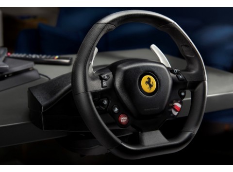 Thrustmaster T80 Ferrari 488 GTB Edition Nero Sterzo + Pedali Digitale PC, PlayStation 4, PlayStation 5