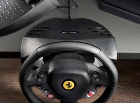 Thrustmaster T80 Ferrari 488 GTB Edition Nero Sterzo + Pedali Digitale PC, PlayStation 4, PlayStation 5