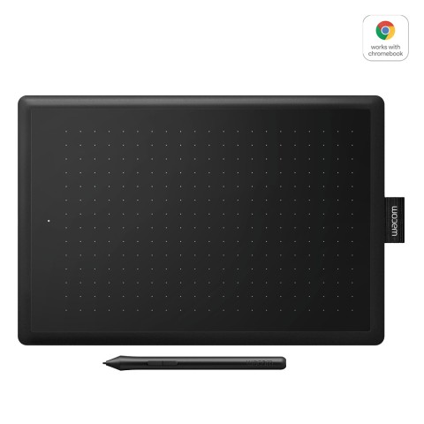 Wacom One by Medium tavoletta grafica Nero 2540 lpi (linee per pollice) 216 x 135 mm USB