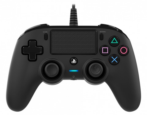 NACON PS4OFCPADBLACK periferica di gioco Nero USB Gamepad Analogico/Digitale PC, PlayStation 4