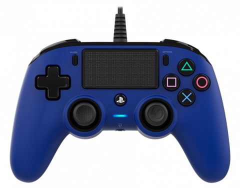 NACON PS4OFCPADBLUE periferica di gioco Blu USB Gamepad Analogico/Digitale PC, PlayStation 4