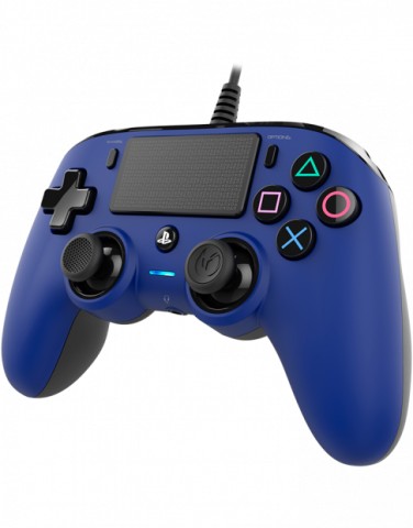 NACON PS4OFCPADBLUE periferica di gioco Blu USB Gamepad Analogico/Digitale PC, PlayStation 4