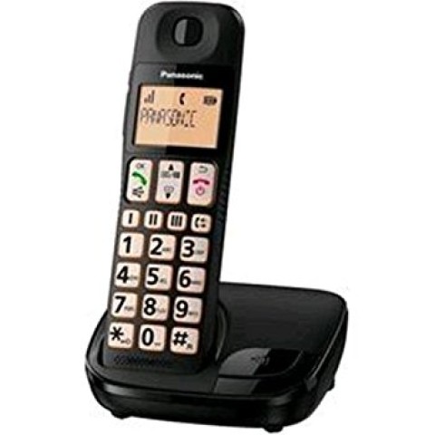 Panasonic KX-TGE110 Telefono DECT Identificatore di chiamata Nero