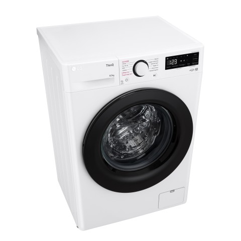 LG F2WV308S6AW Lavatrice 8,5kg AI DD, Classe A, 1200 giri, Vapore