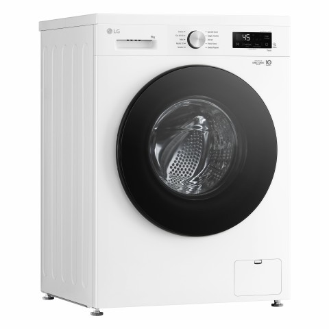 LG F4NX1009NWB Lavatrice smart 9kg, Classe A, 1400 giri, 6 Motion, Allergy Care, Bianca