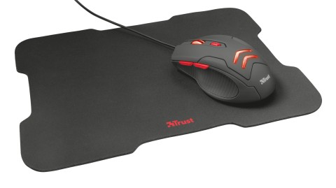 Trust Ziva tastiera Mouse incluso Gaming USB QWERTY Inglese Nero