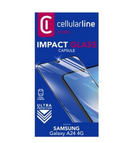 Cellularline Impact Glass Capsule - Galaxy A24 4G