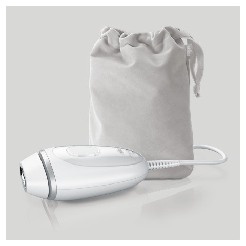 Braun Silk-expert Mini PL1124 Epilatore A Luce Pulsata Di Ultima Generazione Per Donna, Epilazione Permanente Dei Peli Visibili, Bianco, Con Custodia Da Viaggio, Dimensioni Compatte Da Viaggio, Facile, Sicuro Ed Efficiente