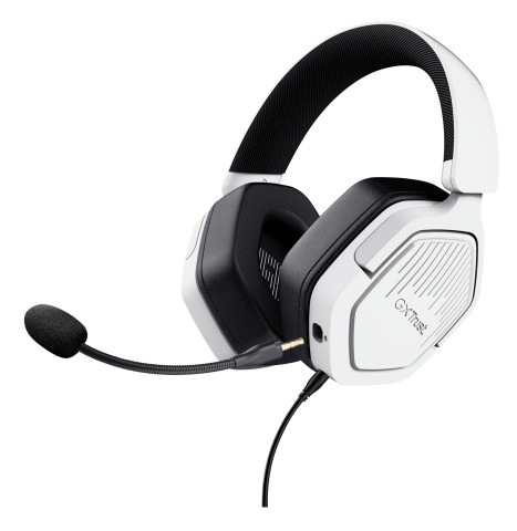 Trust GXT492W Carus Auricolare Cablato A Padiglione Gaming Bianco