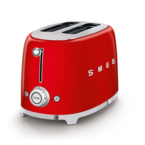 Smeg Tostapane 50's Style – Rosso LUCIDO 2x2 – TSF01RDEU