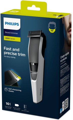 Philips 3000 series Rifinitore per barba con impostazioni di precisione da 1mm