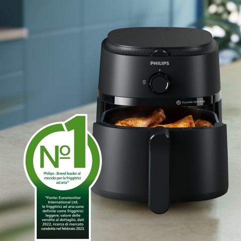 Philips Serie 1000 NA120/00 Airfryer 4.2 L, Friggitrice ad aria 12 in 1, App ricettario