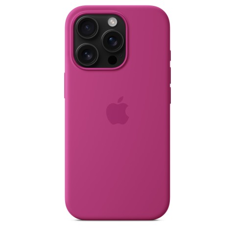 Apple Custodia MagSafe in silicone per iPhone 16 Pro - Fucsia