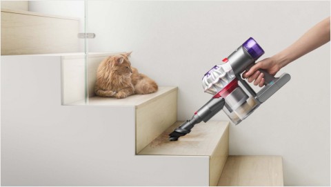 Dyson V8 aspirapolvere senza filo Nichel, Argento Senza sacchetto