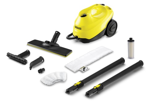 Kärcher SC 3 EasyFix Pulitore a vapore cilindrico 1 L 1900 W Nero, Giallo