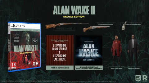 Epic Games Alan Wake 2 Deluxe Edition Tedesca, Inglese, ESP, Francese, Giapponese PlayStation 5