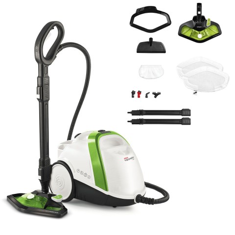 Polti Vaporetto Smart 110 Eco Pulitore a vapore cilindrico 1500 W Nero, Verde, Bianco