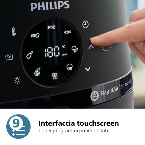 Philips 2000 series NA221/00 Airfryer 4.2 L, Friggitrice ad aria 13 in 1, App ricettario