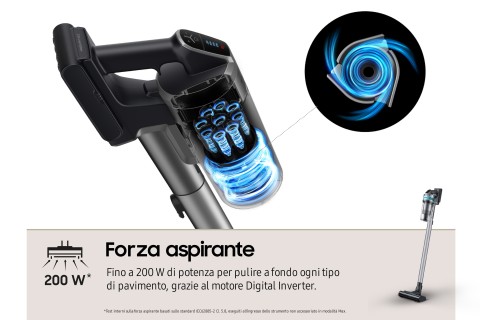 Samsung Aspirapolvere senza filo Jet™ 75E pet 200W VS20B75AGR1