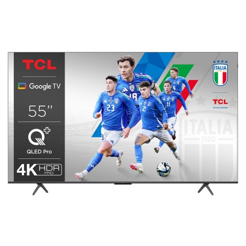 TCL C65 Serie C6 Smart TV QLED 4K 55" 55C655, audio Onkyo con subwoofer, Dolby Vision - Atmos, Google TV