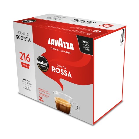 LAVAZZA CAPSULE Q.ROSSA 216PZ PROMO CAPSULE CAFFE QUALITA ROSSA 216PZ P