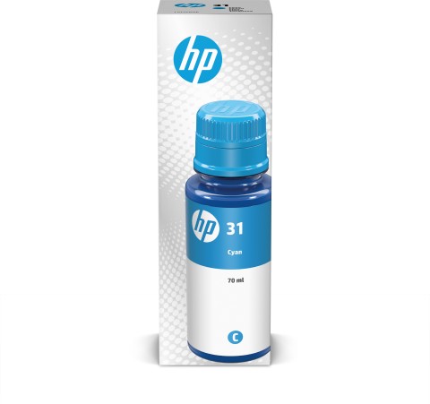 HP 31 70-ml Cyan Original Ink Bottle Originale