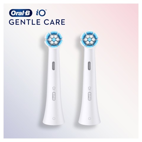 Oral-B iO Gentle Care Testine Di Ricambio, 2 Pezzi