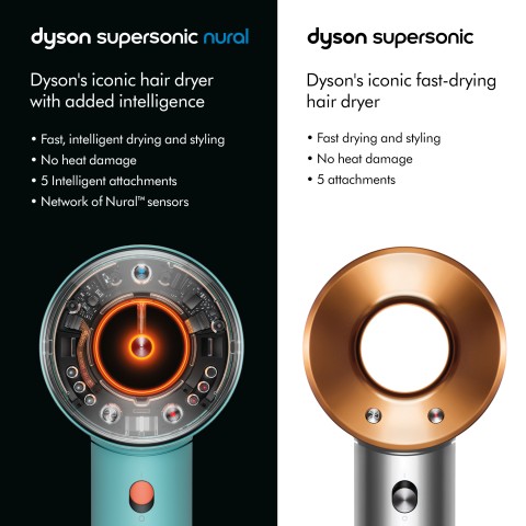 Dyson Asciugacapelli Supersonic Nural (acquamarina/tangerine)