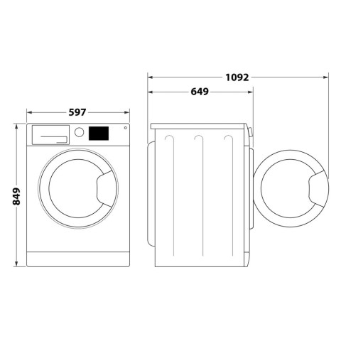 Whirlpool FreshCare Asciugatrice a libera installazione - FFT M11 8X3WSY IT