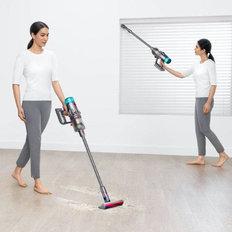 Dyson V12 Origin aspirapolvere senza filo Nichel Senza sacchetto