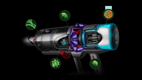 Dyson Gen5 Detect aspirapolvere senza filo Viola Senza sacchetto