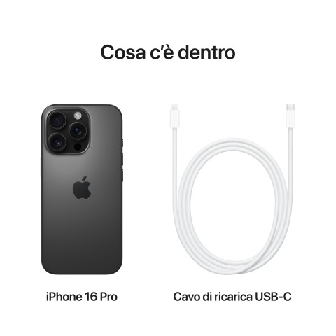 Apple iPhone 16 Pro 128GB Titanio Nero