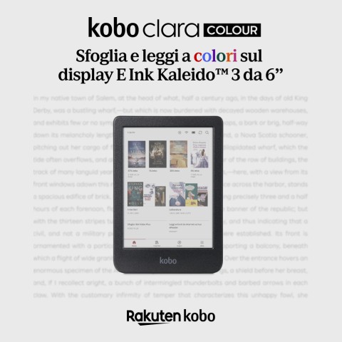 Rakuten Kobo Clara Colour lettore e-book Touch screen 16 GB Wi-Fi Nero