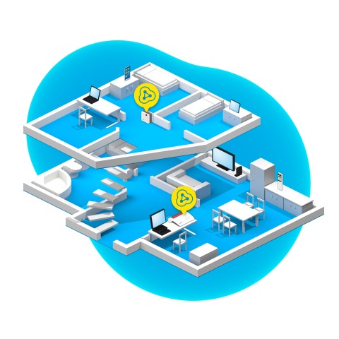 FRITZ!Repeater 1200 AX Ripetitore di rete 2400 Mbit/s Bianco