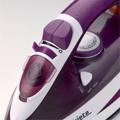 Ariete 6235 Steam Iron - Ferro da stiro con piastra in Ceramica - Vapore 25 gr/min - Colpo vapore 140 gr/min - vapore verticale - 2000 Watt